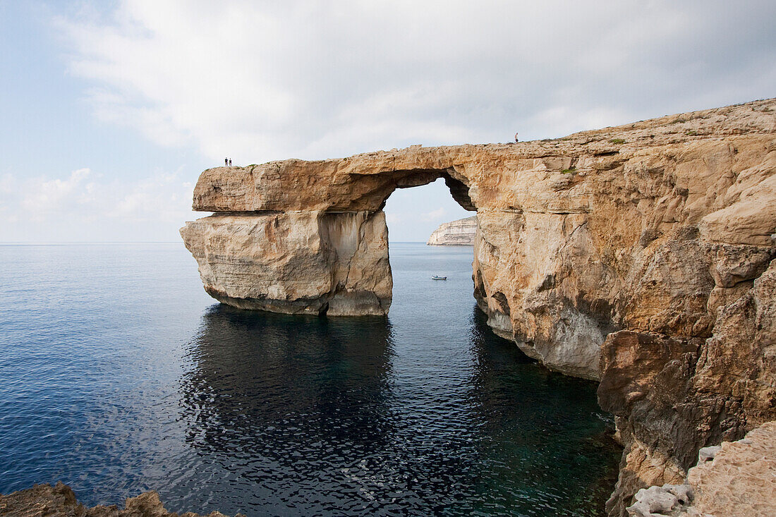 Azure Window, A Natural Rock Arch, Dwejra Bay, Gozo Island, Malta