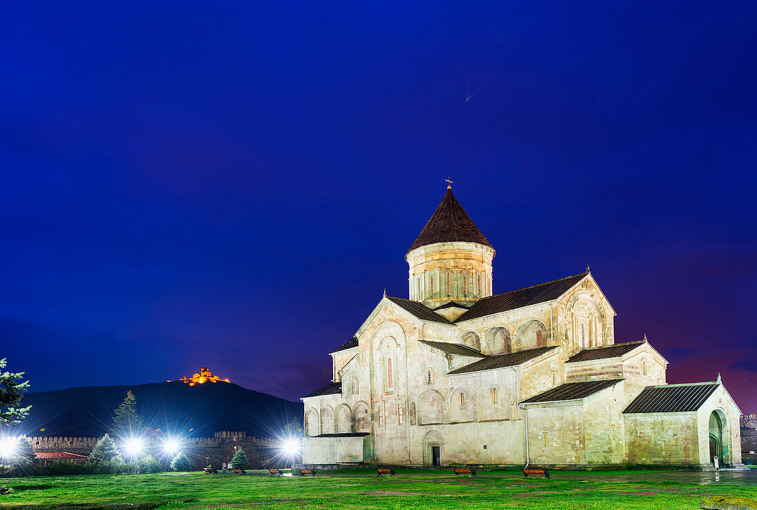 Svetitskhoveli Cathedral, 11th century, by Patriach Melkisedek, Mtskheta, historical capital, UNESCO World Heritage Site, Georgia, Caucasus, Central Asia, Asia