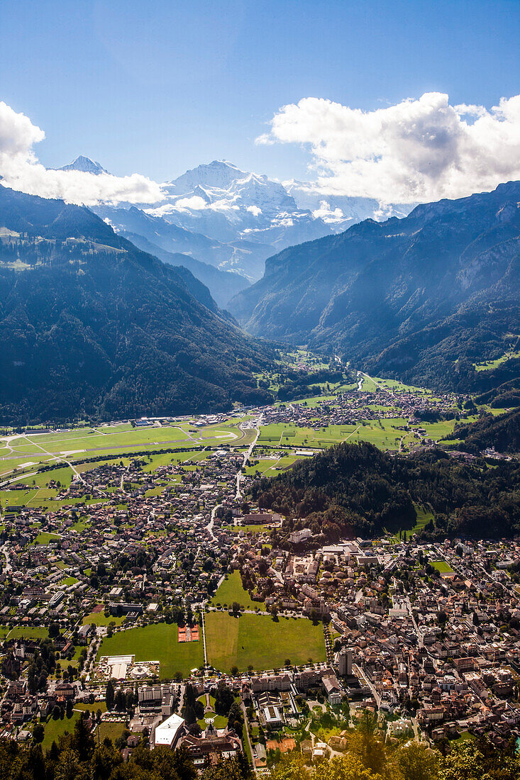 Jungfrau in the Alps from Interlaken