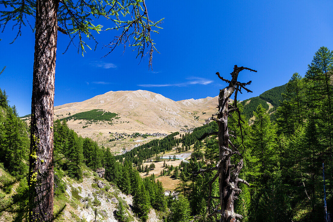 Berglandschaft, Naturpark Queyras, Departement Hautes-Alpes, Region Provence-Alpes-Côte d’Azur, Alpen, Frankreich, Europa
