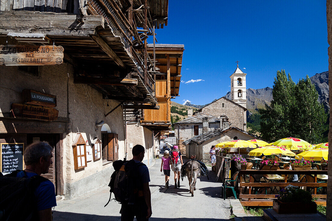 Saint Veran, eines der schönsten Dörfer Frankreichs, Guillestre, Hautes-Alpes, Frankreich