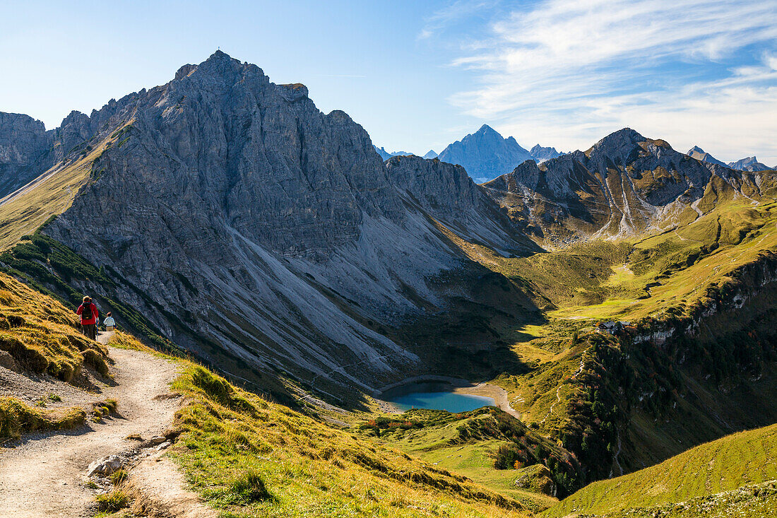 Lachenspitze, Lache und Landsberger Hütte, Dreiseen-Rundweg, Allgäuer Alpen, Österreich