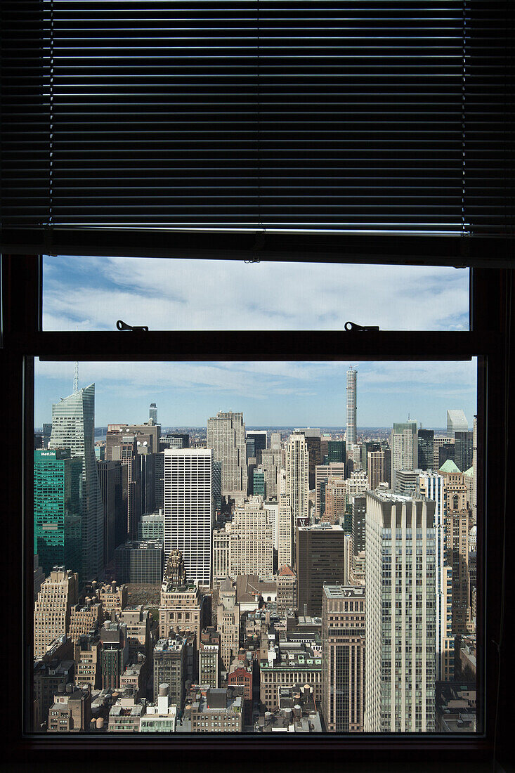 Blick über Midtown, Theaterdistrikt, Manhattan, New York, USA