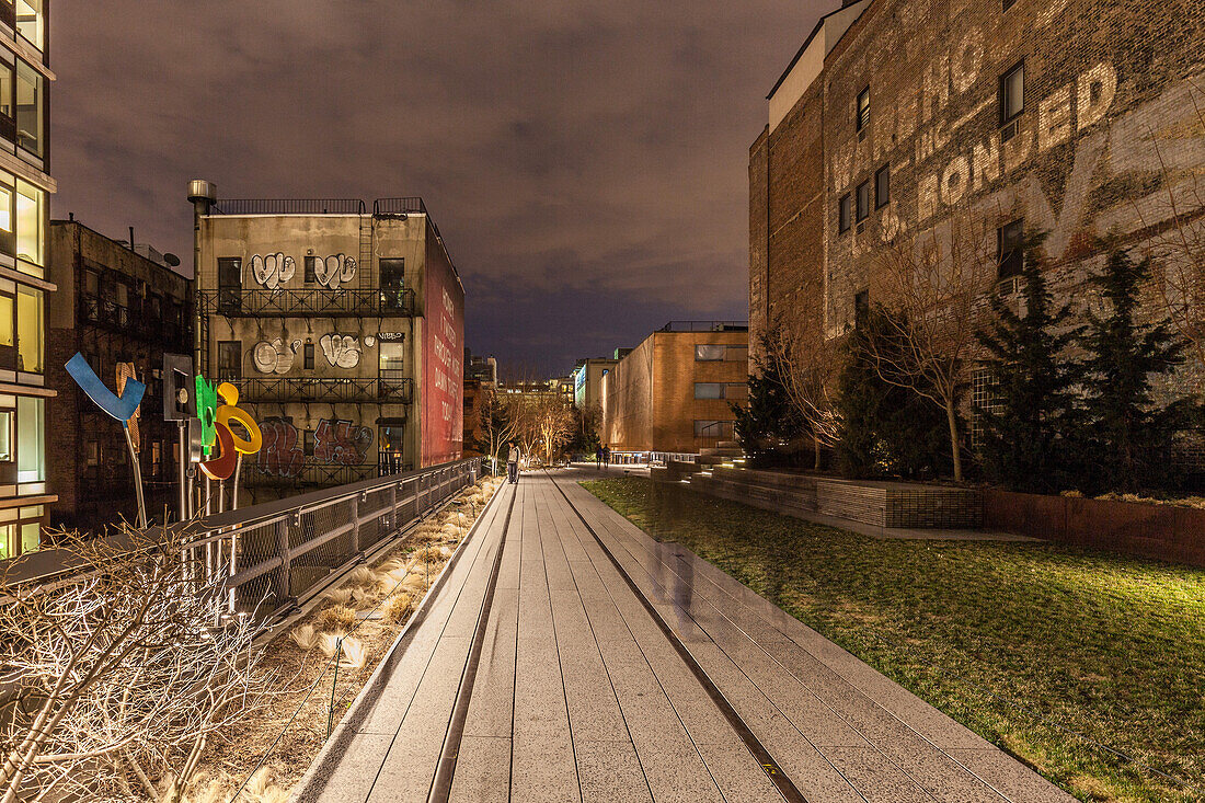 Highline Park, Chelsea, Manhattan, New York, USA