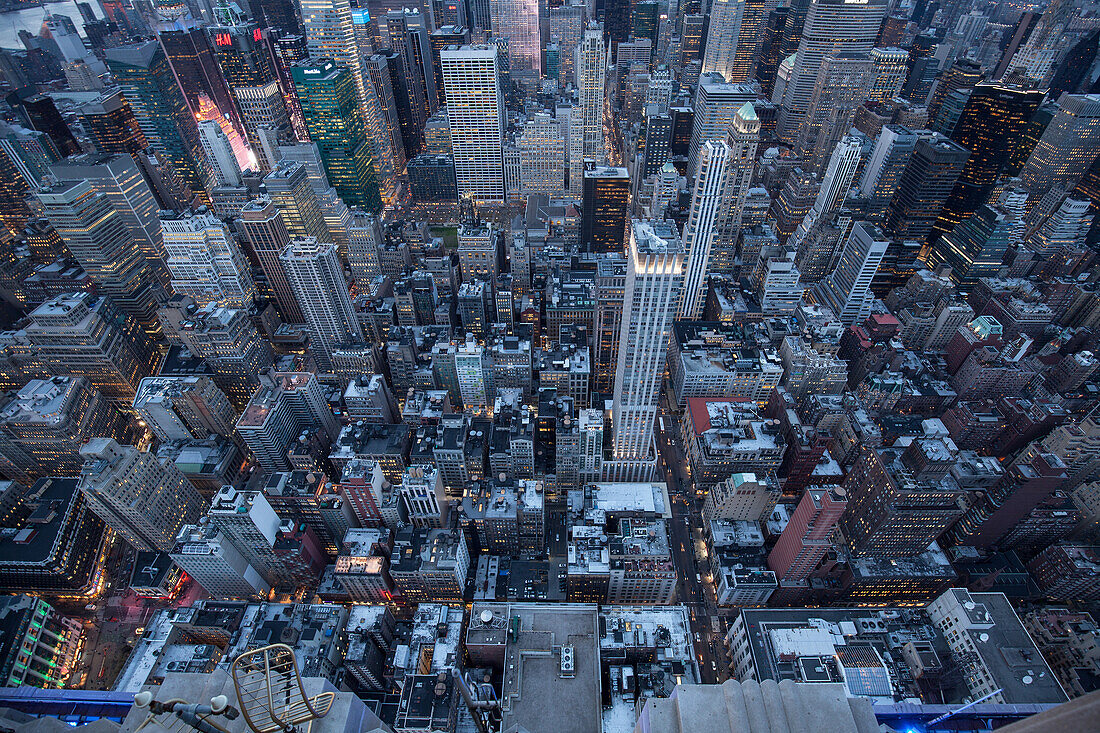 View from Empire State Building, Midtown, Manhattan, New York, USA