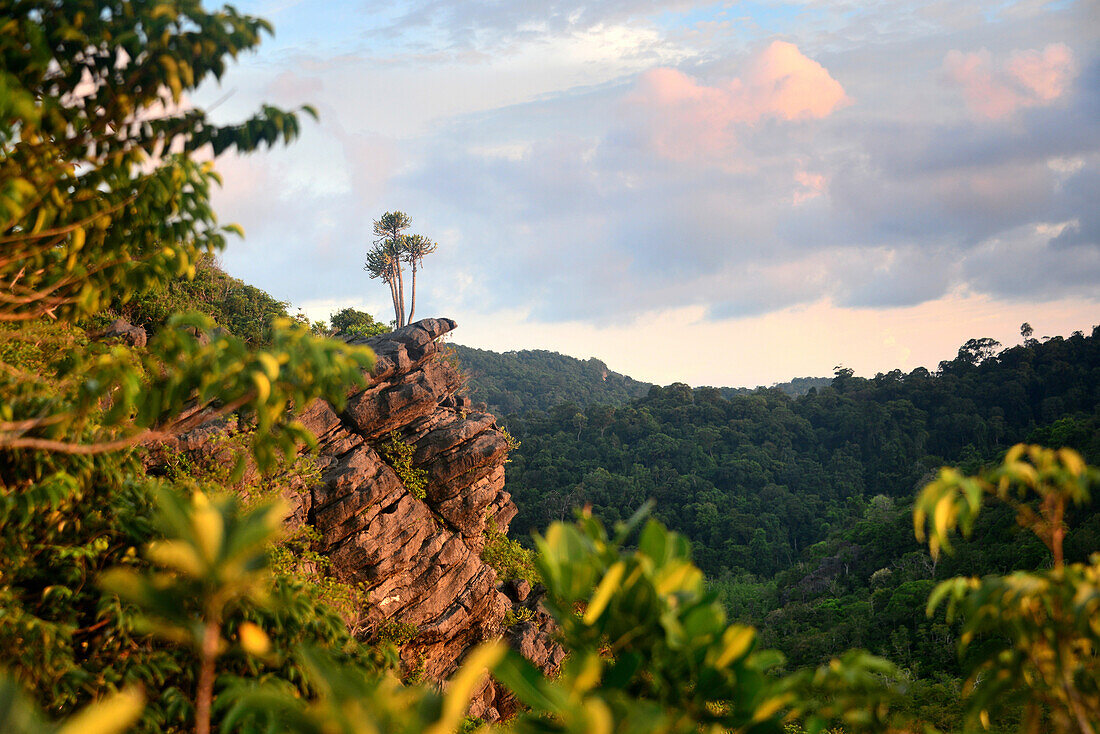 View from the viewpoint on the island of Tarutao, Andaman Sea, South-Thailand, Thailand, Asia