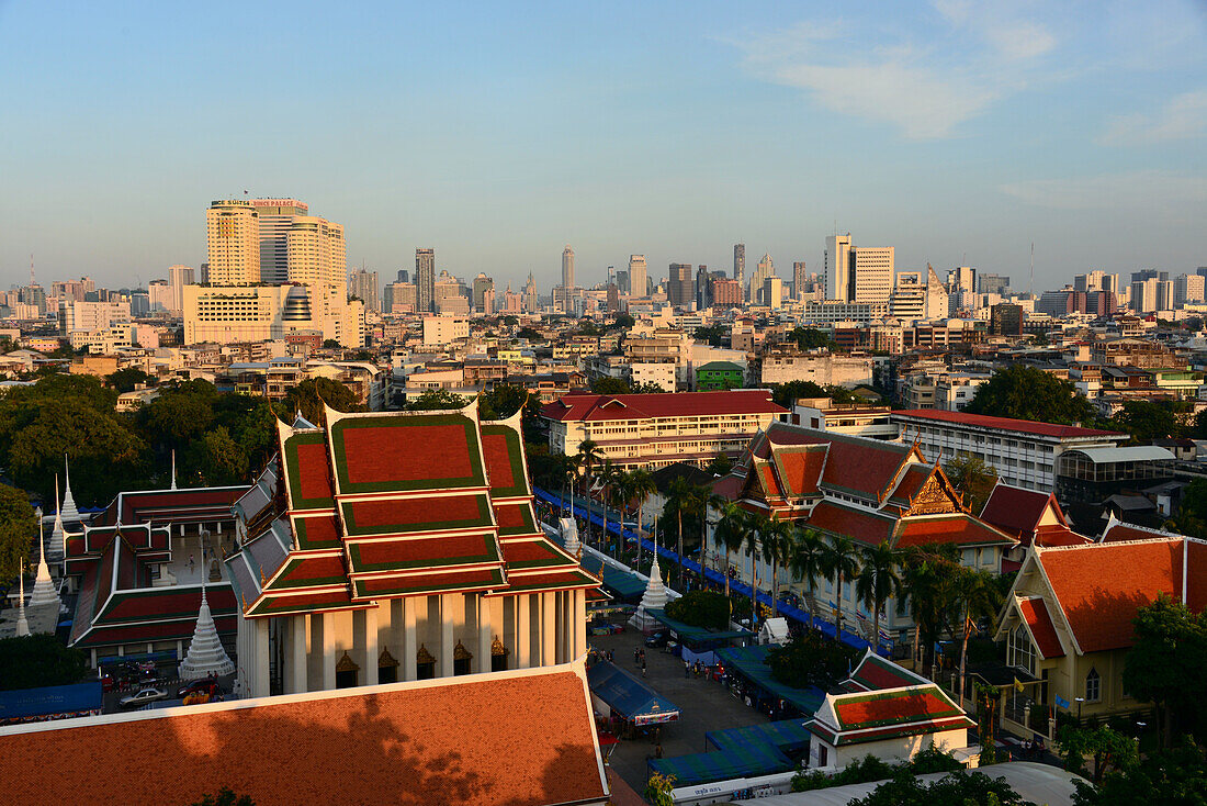 Blick vom Golden Mount, Bangkok, Thailand