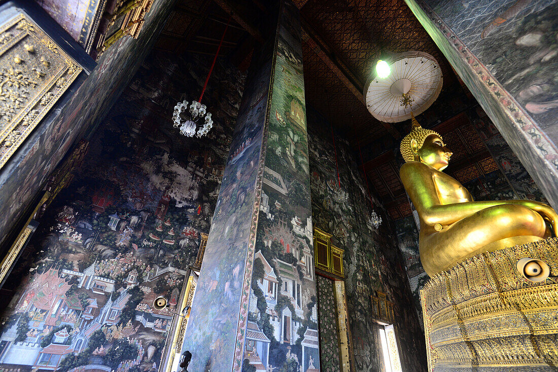 In Wat Suthat temple, Bangkok, Thailand, Asia