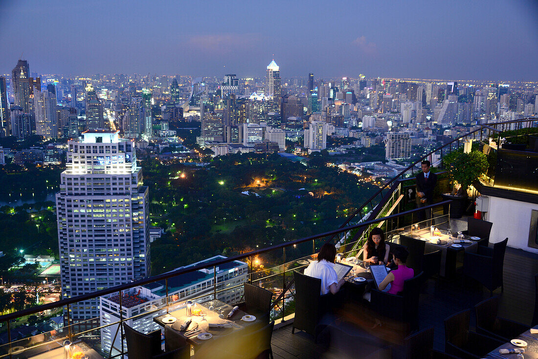 Vertigo Restaurant, Sukhotai-Hotel, Bangkok, Thailand, Asia