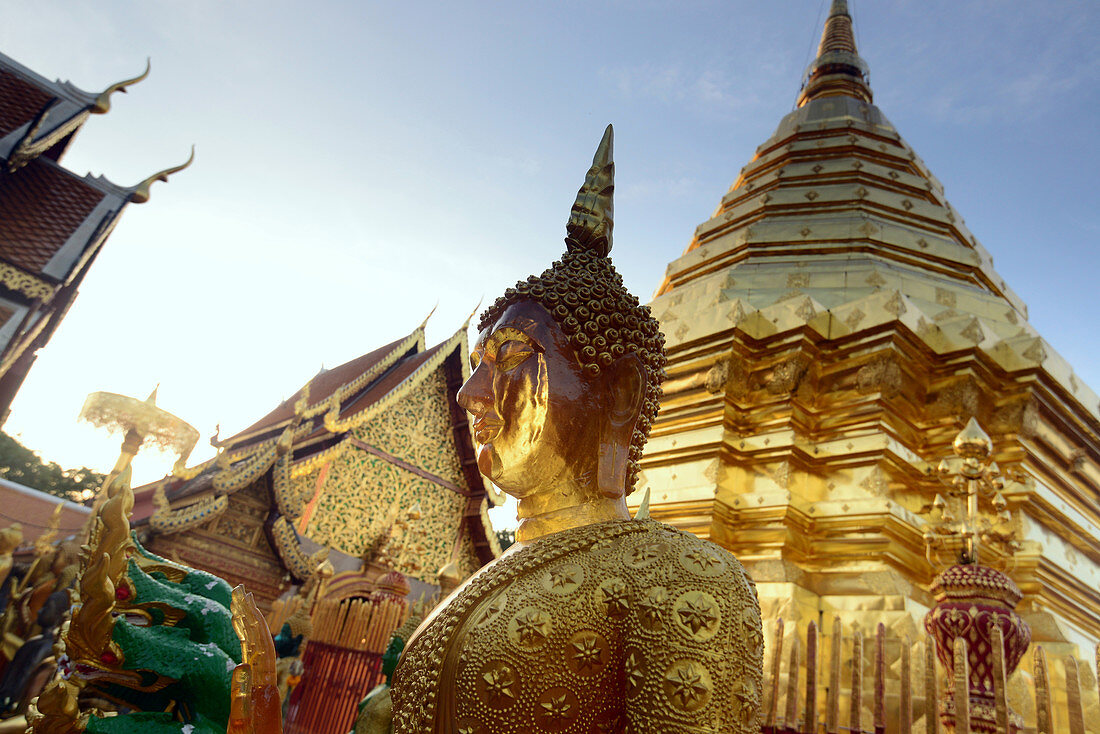 Doi Suthep Tempel über Chiang Mai, Nord-Thailand, Thailand