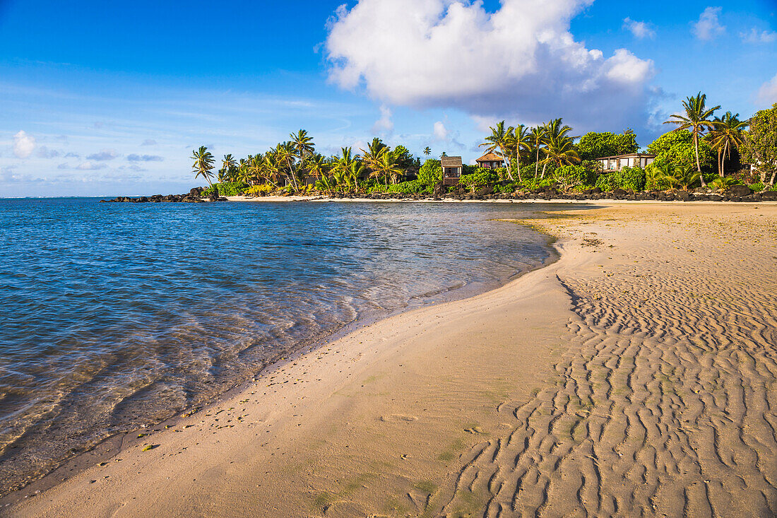 Muri Beach at sunrise, Rarotonga, Cook Islands, South Pacific, Pacific