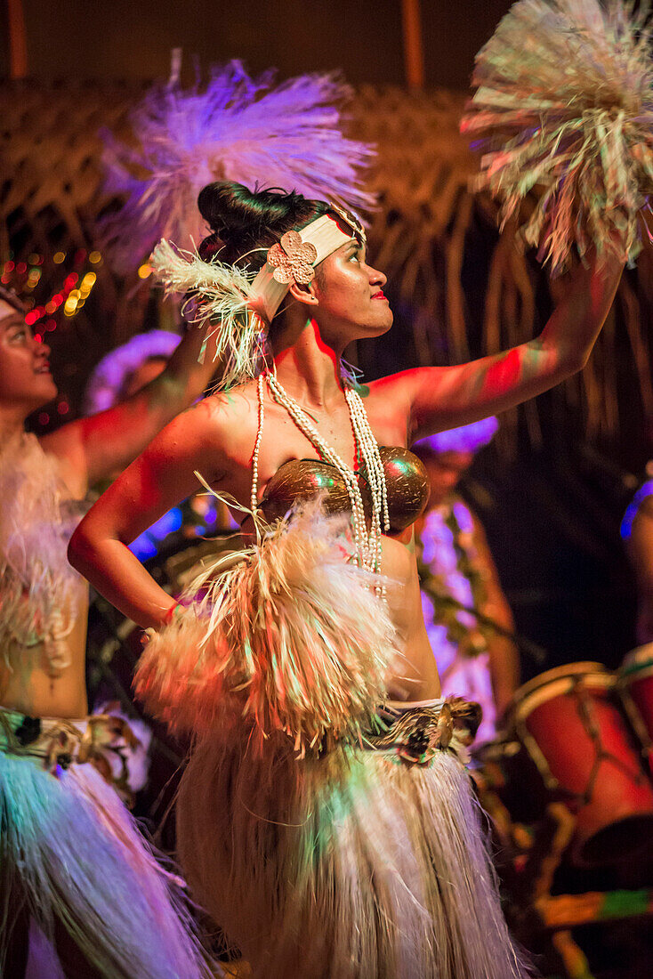 Highland Paradise, Drums of our Forefathers Cultural Show, Rarotonga, Cook Islands, South Pacific, Pacific