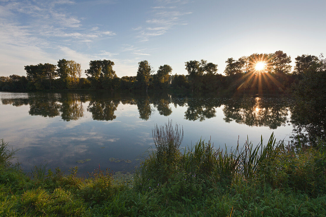 Birtener Altrhein, Altrheinarm bei Xanten, Niederrhein, Nordrhein-Westfalen, Deutschland