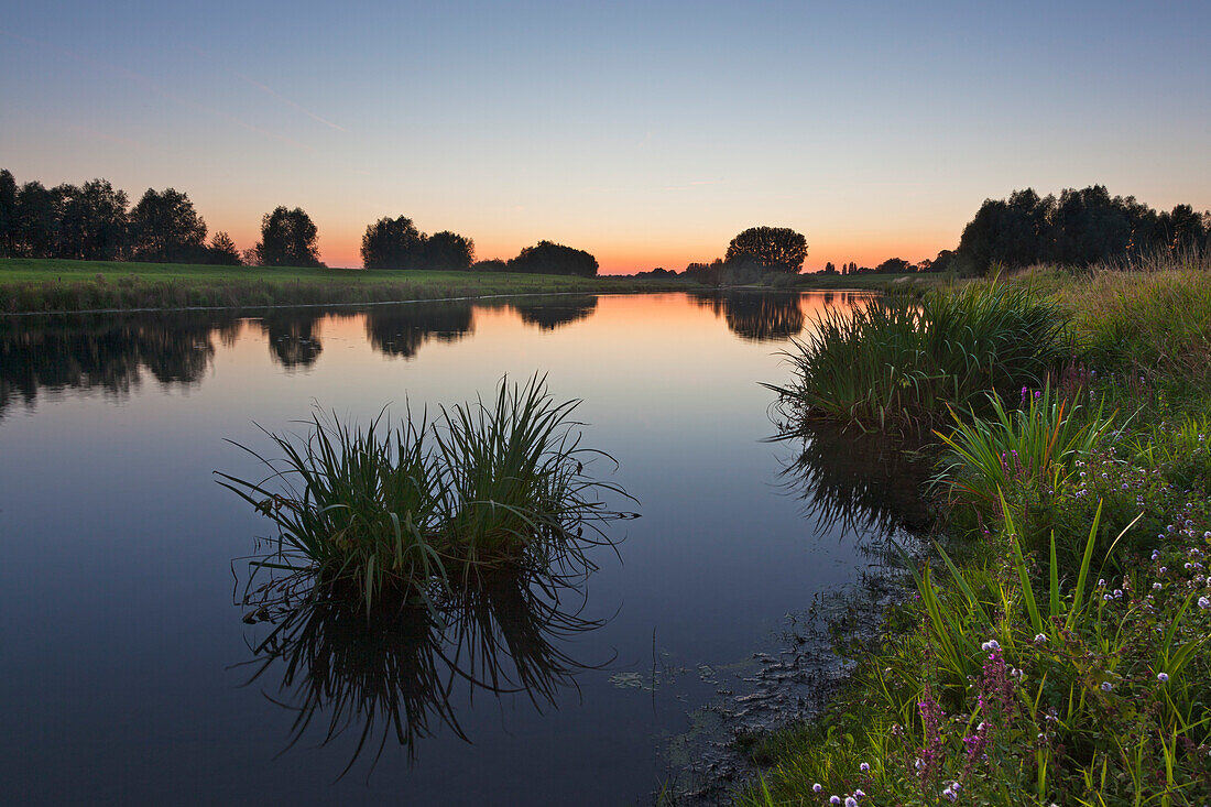 Altrheinarm bei Rees, Niederrhein, Nordrhein-Westfalen, Deutschland