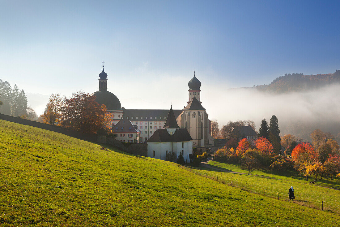 St Trudpert monastery, Muenstertal, Black Forest, Baden-Wuerttemberg, Germany