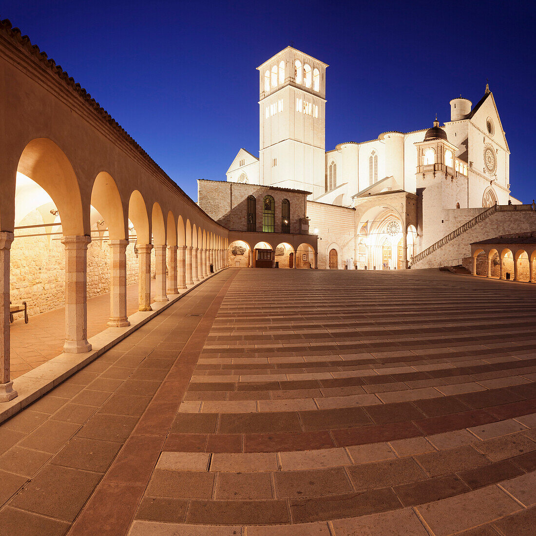 Basilica of San Francesco, UNESCO World Heritage Site, Assisi, Perugia District, Umbria, Italy, Europe