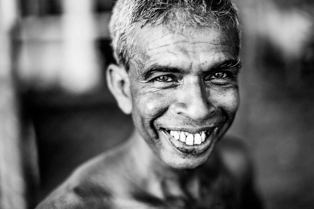 Fisherman, Mirissa, Sri Lanka, Asia