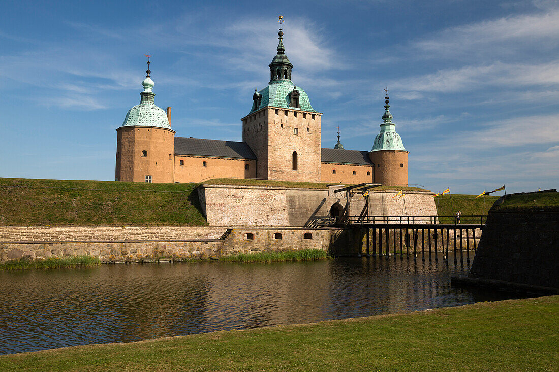 Kalmar Slott castle, Kalmar, Smaland, Baltic coast, Southeast Sweden, Sweden, Scandinavia, Europe