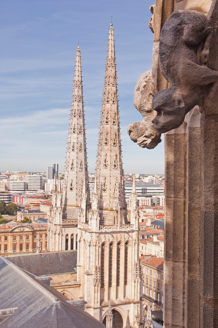 Bordeaux Cathedral Cathedrale Saint-Andre de Bordeaux, Bordeaux, Gironde, Aquitaine, France, Europe