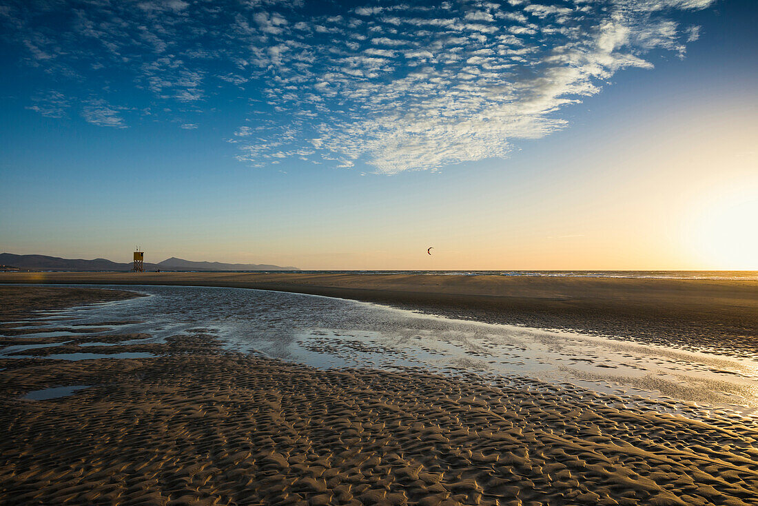 Playa de Sotavento, between Jandia und Costa Calma, Fuerteventura, Canary Islands, Spain