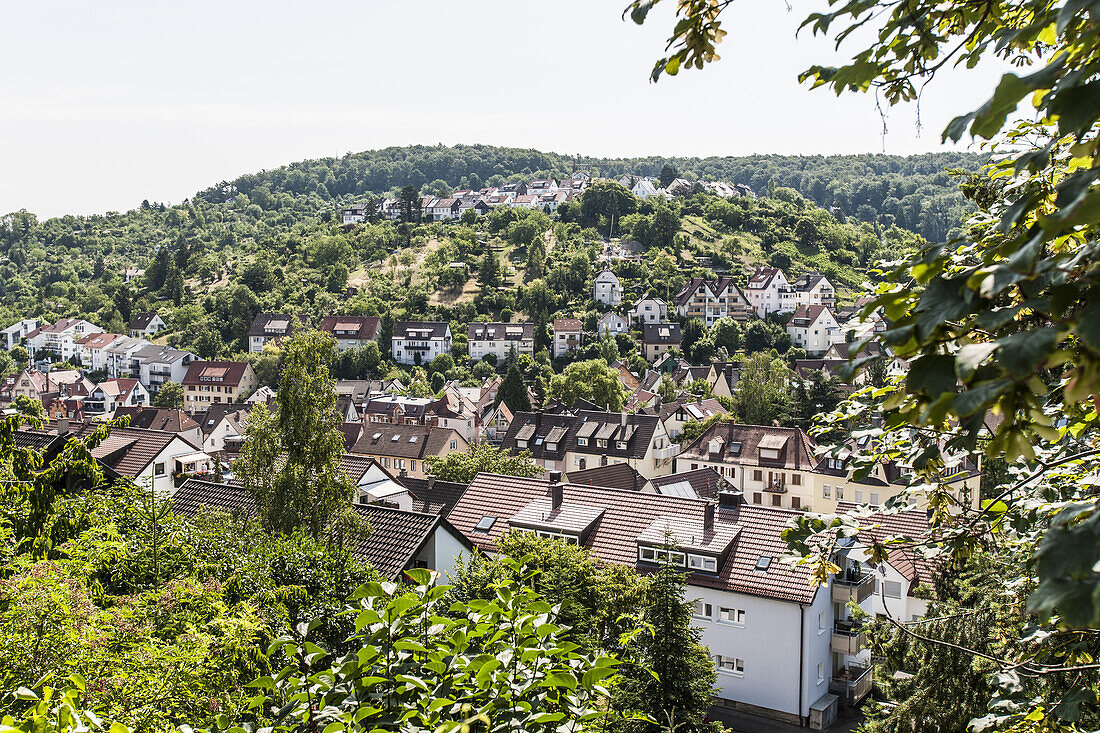 houses at Bopser in Stuttgart, Baden-Wuerttemberg, south Germany, Germany