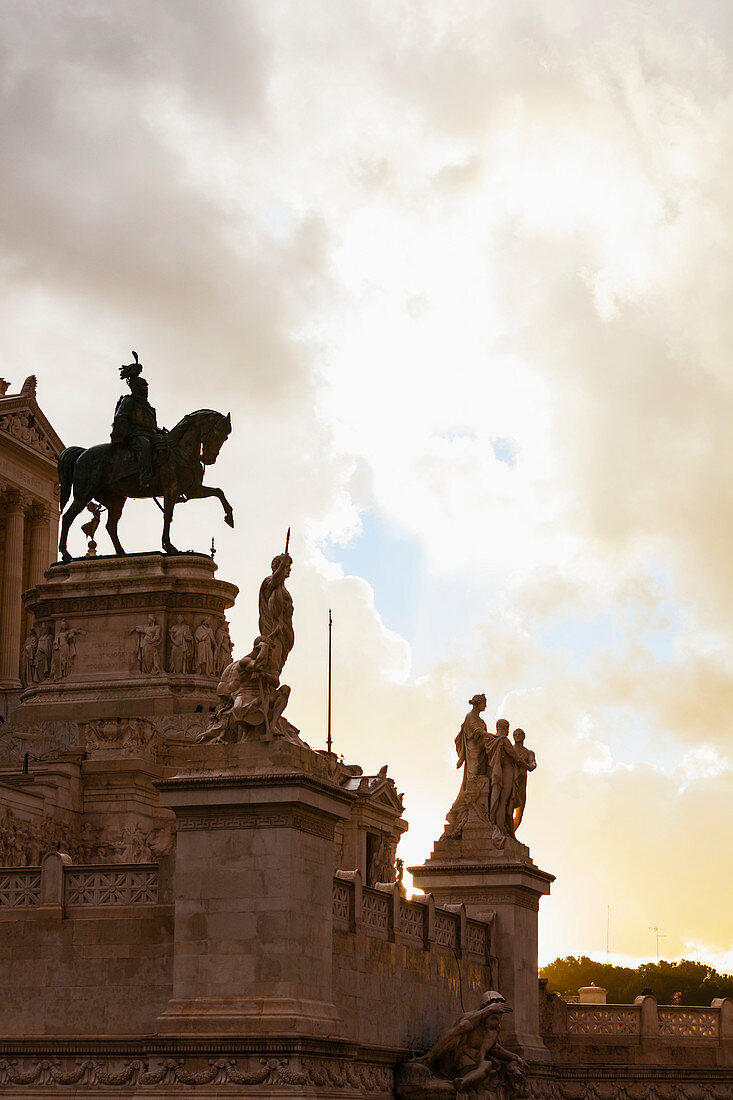 Statue of Victor Emmanuel, Rome, Italy