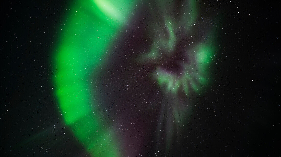 Northern Lights (aurora borealis), Yukon, Canada