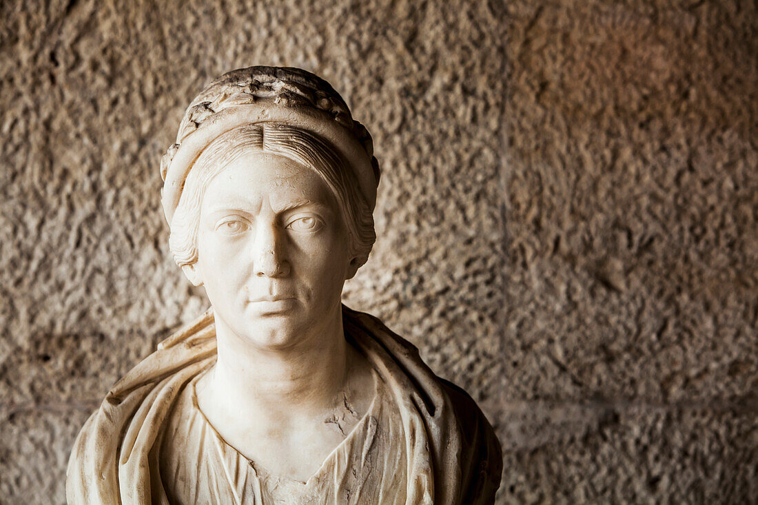 Statue of a Roman matron, Ancient Agora Museum, Athens, Greece