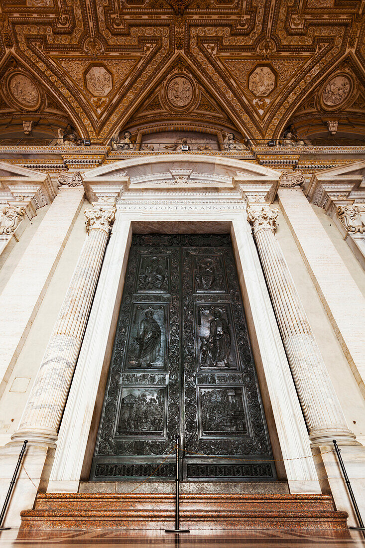 Filarete door, St. Peter's Basilica, Rome, Italy
