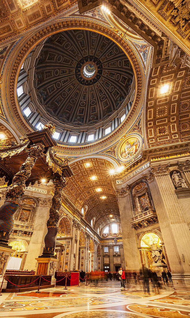 Papal Altar, St. Peter's Basilica, Rome, Italy