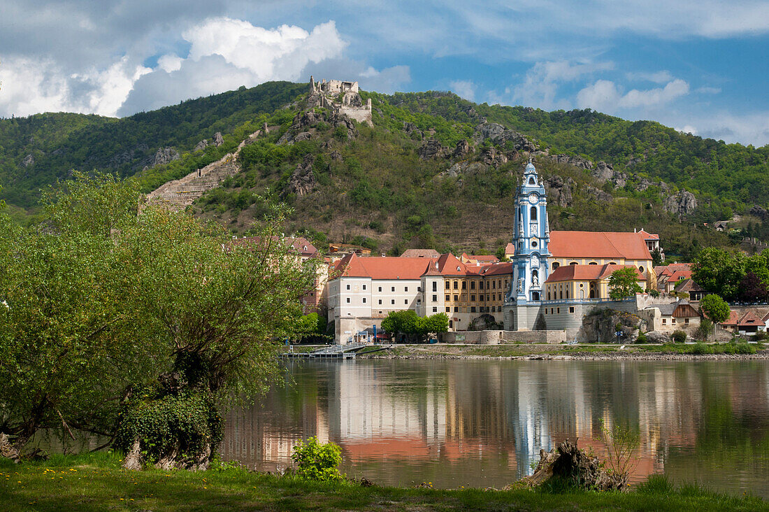 Augustiner Chorherrenstift Dürnstein, Donau, UNESCO Welterbestätte Die Kulturlandschaft Wachau, Niederösterreich, Österreich