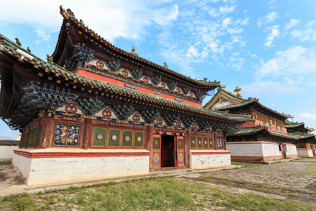 Baruun Zuu temple, Erdene Zuu Khiid, Buddhist Monastery, Kharkhorin Karakorum, Central Mongolia, Central Asia, Asia
