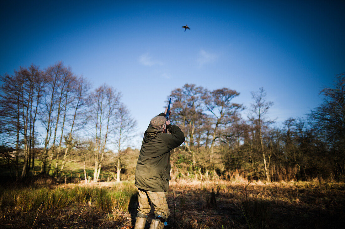 Gun shooting, Wales, United Kingdom, Europe