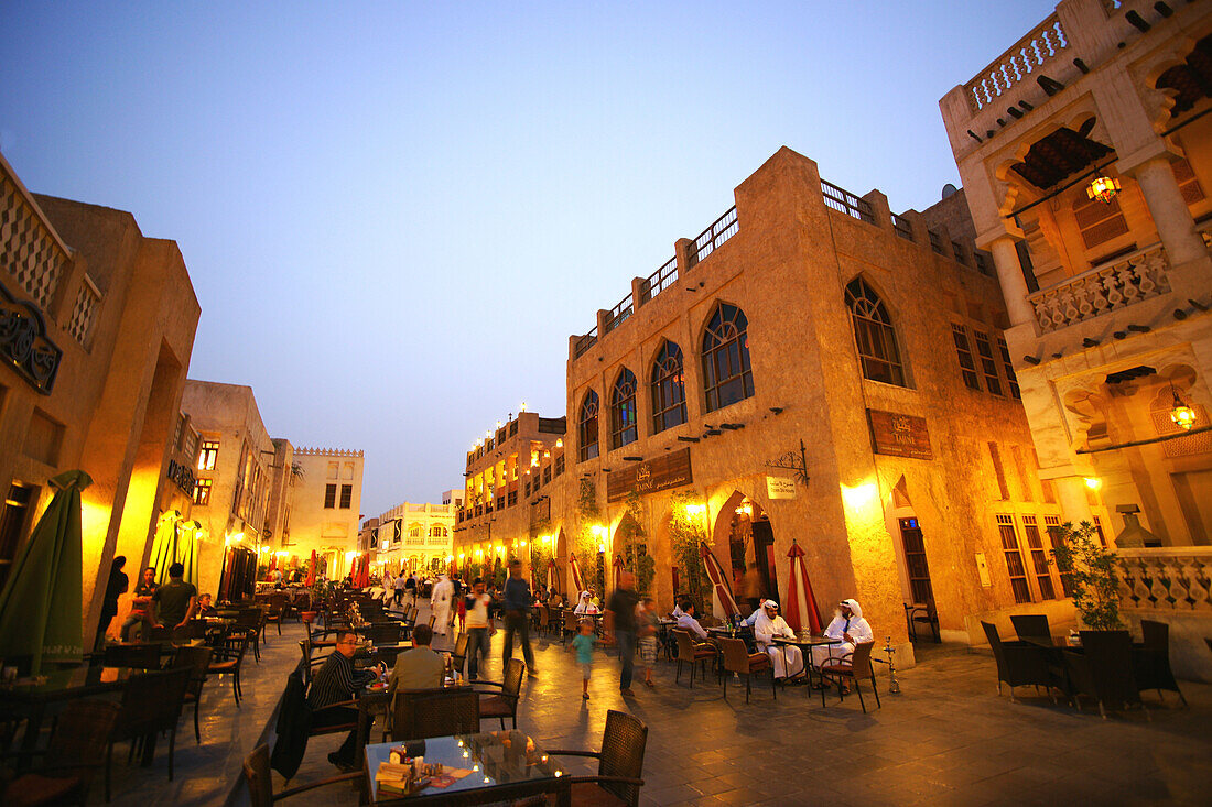 Restaurant, Altstadt, Souq Waqif, Doha, Katar, Qatar