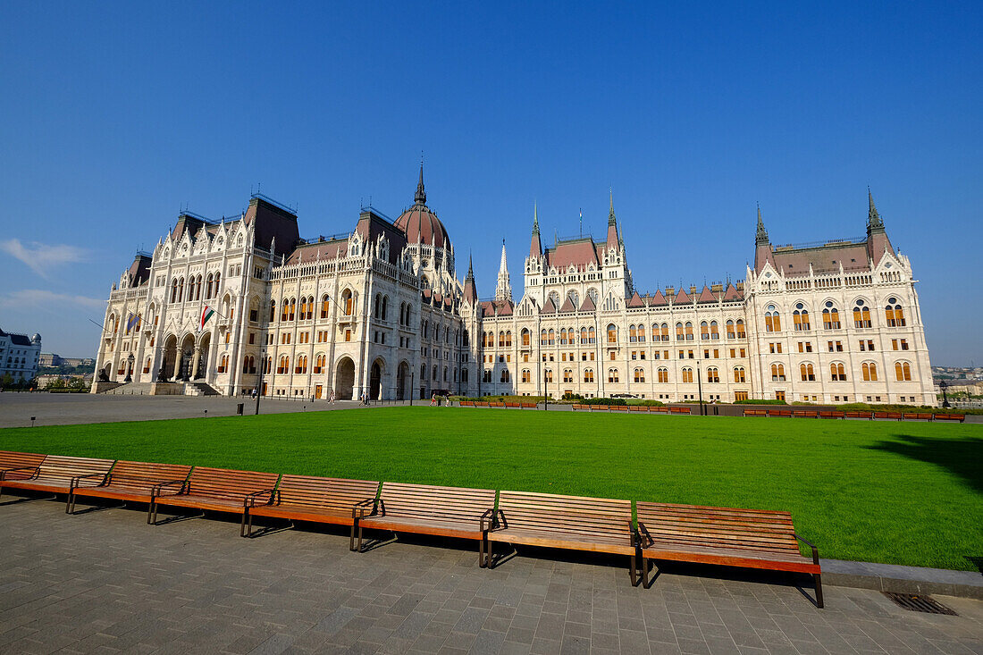 The Hungarian Parliament Building, Budapest, Hungary, Europe