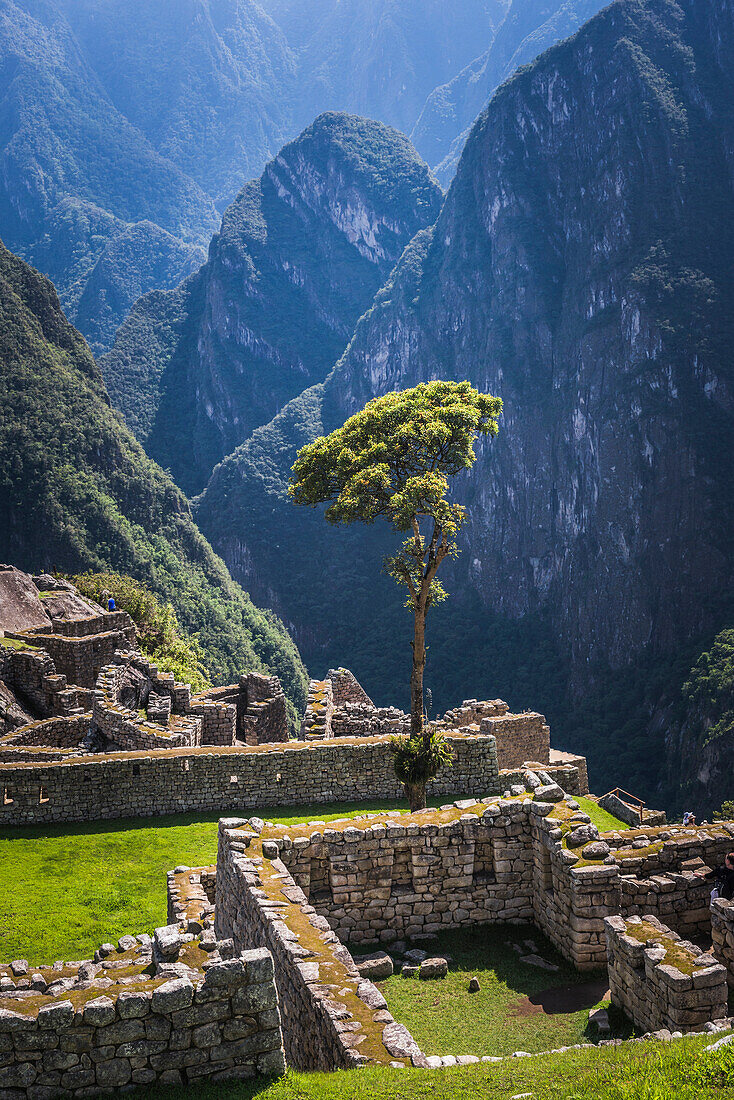 Machu Picchu Inca ruins, UNESCO World Heritage Site, Cusco Region, Peru, South America