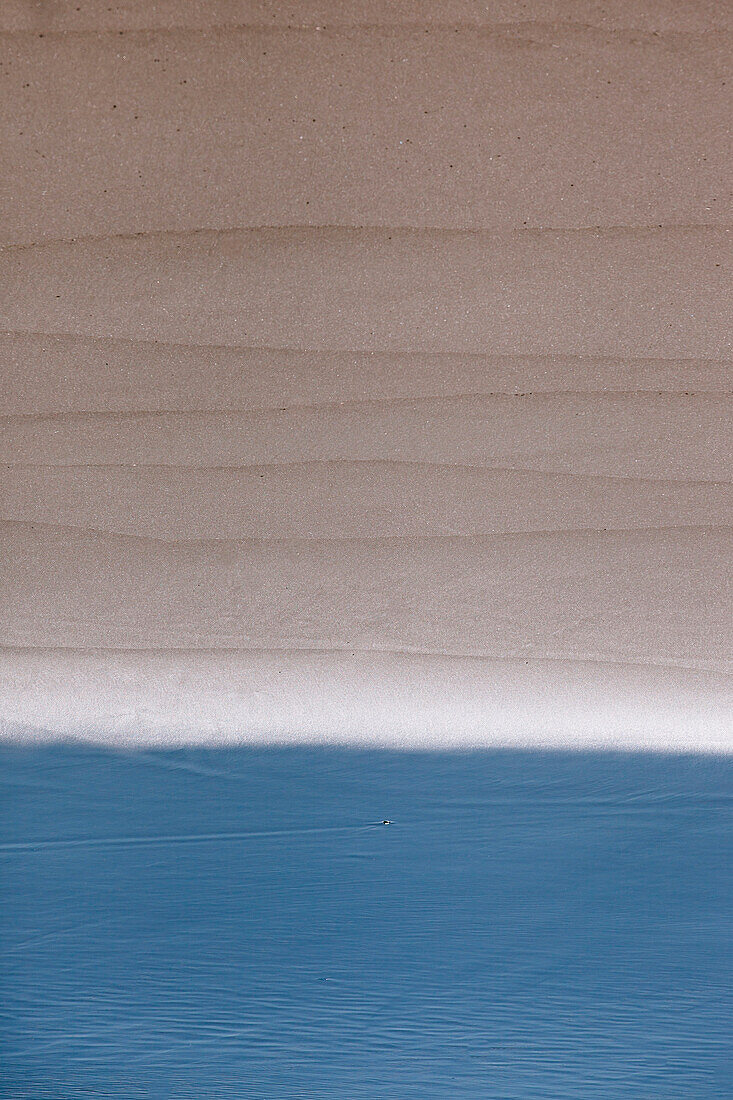 Close up of paint stripes