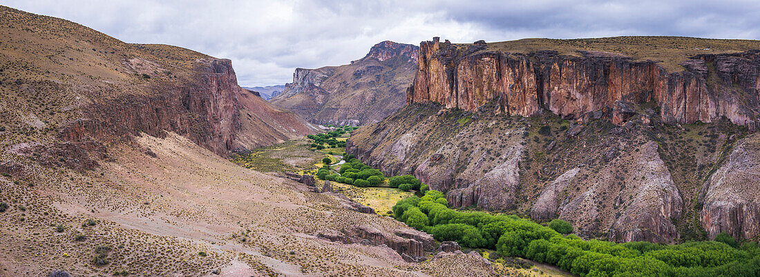 Gorge at Cueva de las Manos Cave of Hands, Santa Cruz Province, Patagonia, Argentina, South America