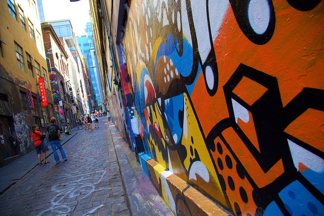 Graffiti in Central District, Melbourne, Victoria, Australia, Pacific