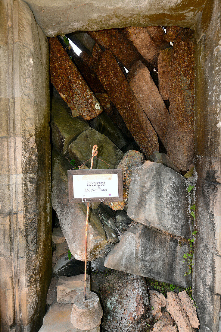 im Preah Khan Tempel, Archäologischer Park Angkor bei Siem Reap, Kambodscha, Asien