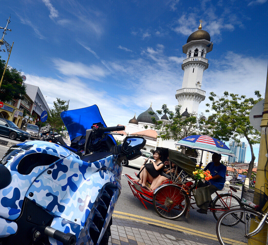 Kapitan Keling mosque, Georgetown, Island of Penang, Malaysia, Asia