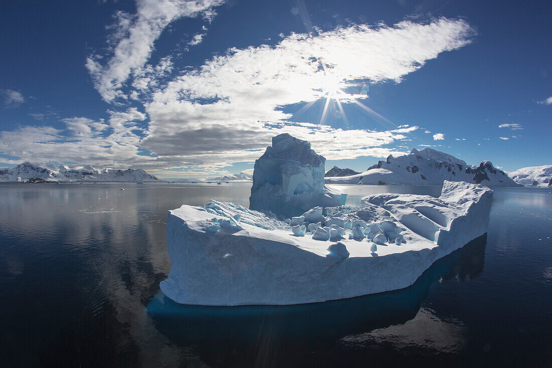 Icebergs in Gerlache Strait, Antarctic Peninsula, Antarctica