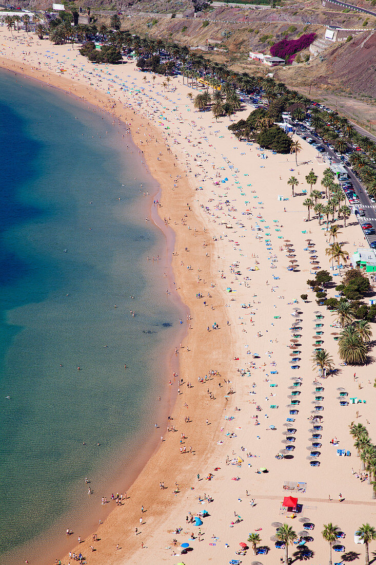 Playa de las Teresitas Beach, San Andres, Tenerife, Canary Islands, Spain, Atlantic, Europe