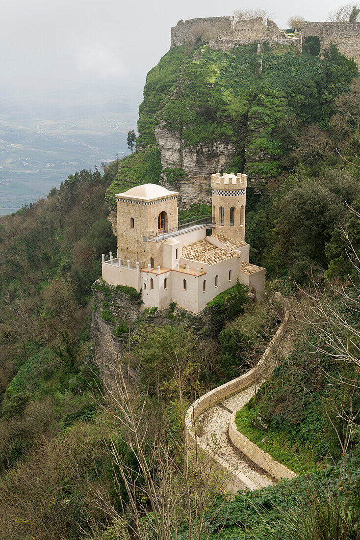 Venus Castle, Erice, Sicily, Italy, Europe