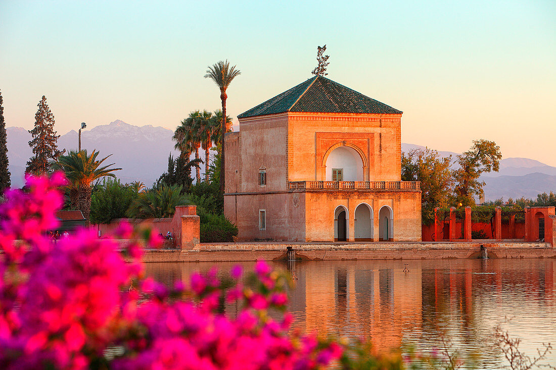 Morocco, Marrakesh, Menara Pavilion