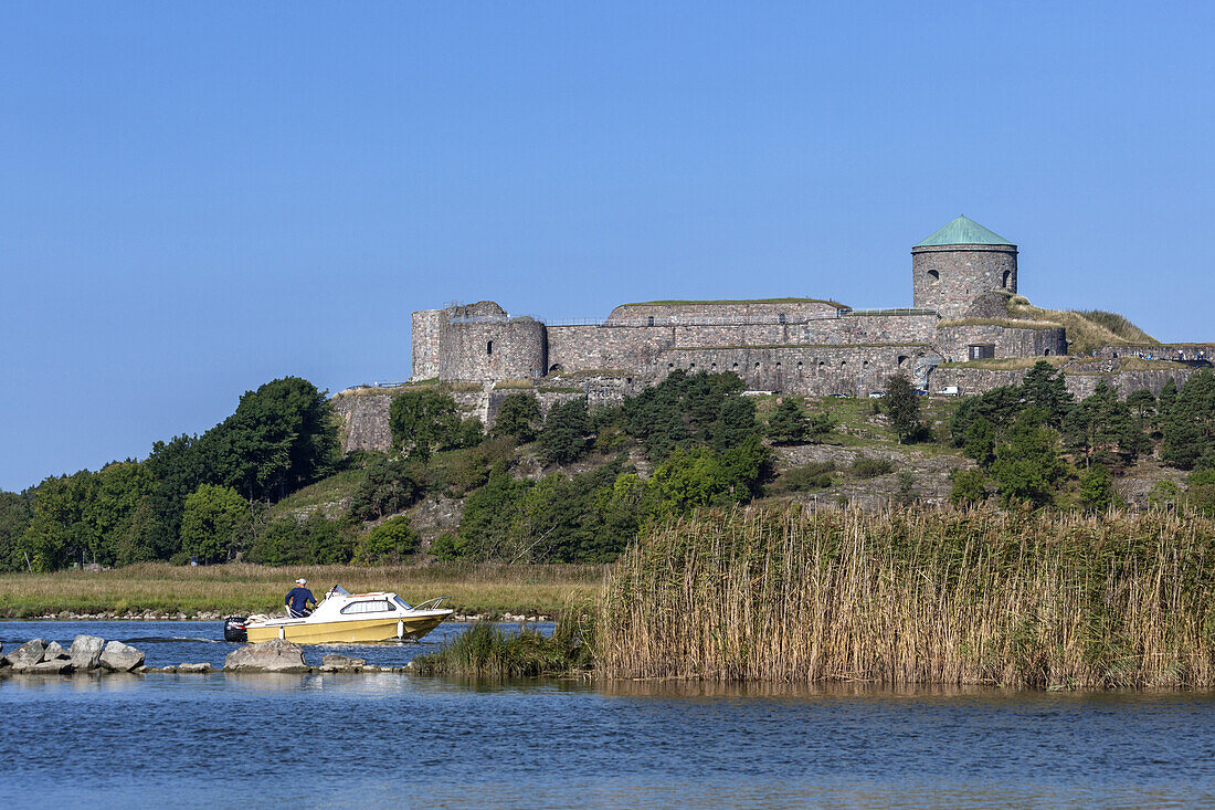 Festung Bohus in Kungälv, Bohuslän, Västergötland, Götaland, Västra Götalands län, Südschweden, Schweden, Nordeuropa, Europa