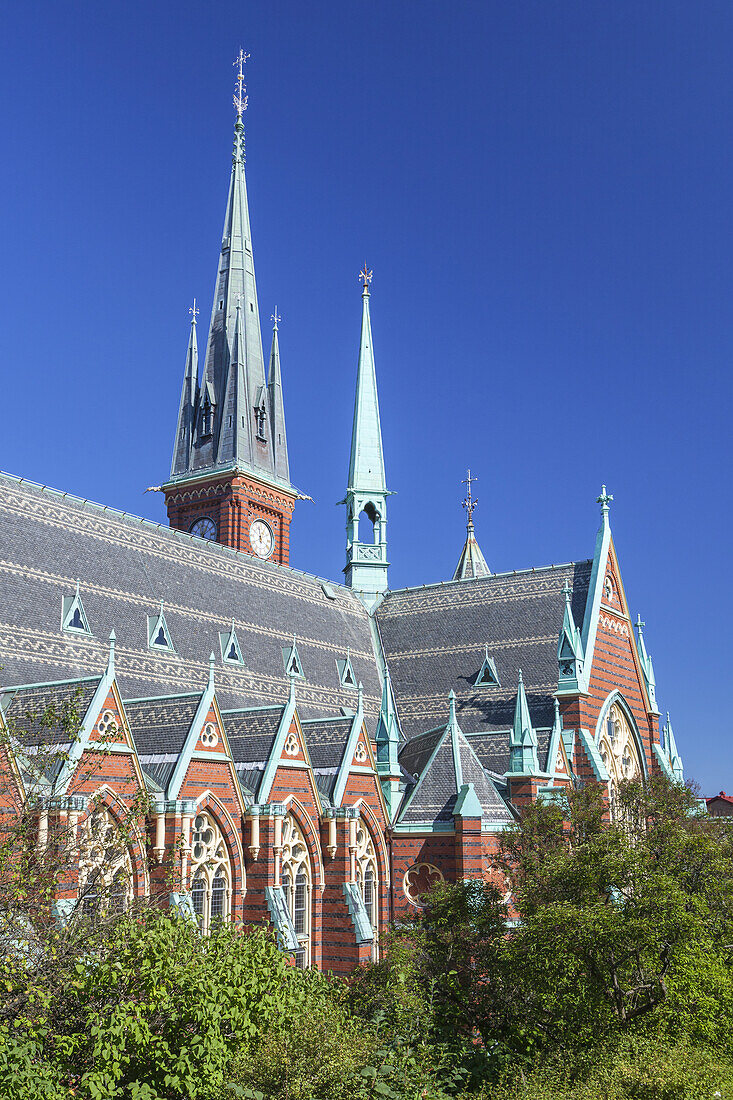 Oscar Fredriks Church in Gothenburg, Bohuslän,  Götaland, Västra Götalands län, South Sweden, Sweden, Scandinavia, Northern Europe, Europe