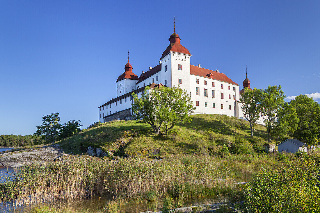 Castle Läckö, Peninsula Kallandsö, Lake Vänern, Västergötland, Götaland, South Sweden, Sweden, Scandinavia, Northern Europe, Europe