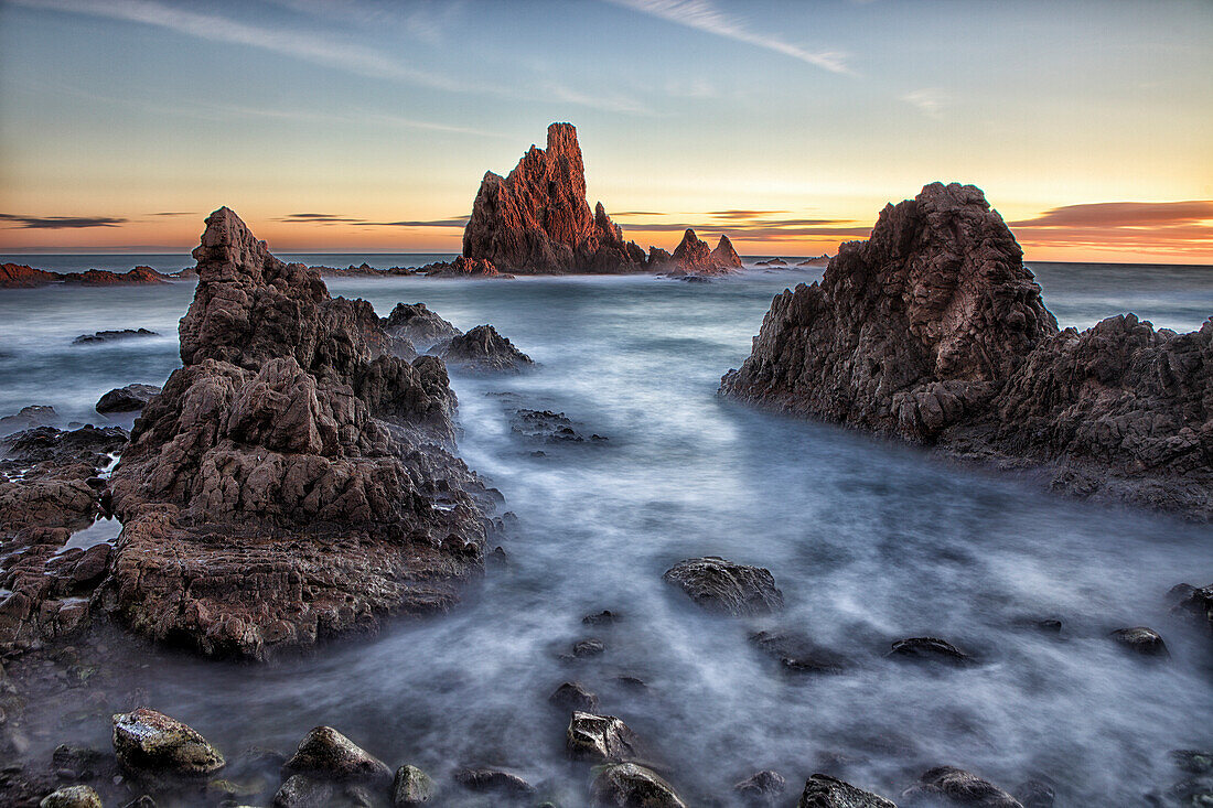 Cabo de Gata, Reef of the Mermaids, Cabo de Gata-Nijar Arrecife de las Sirenas, Biosphere Reserve, Almeria province, Andalucia