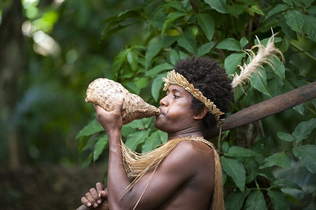 Traditional life at the Iarofa Cultural Village on the island of Efate